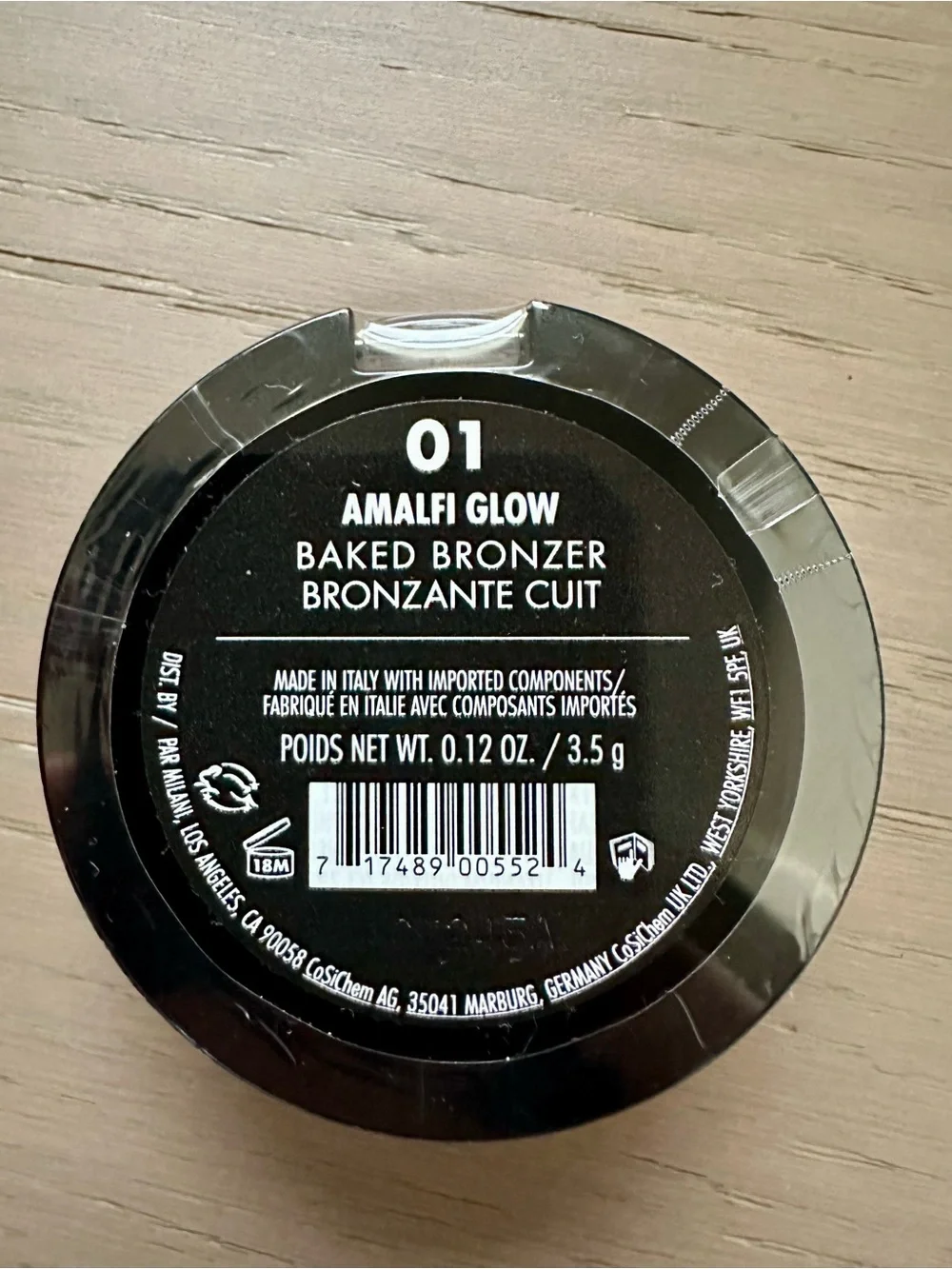 Milani Baked Bronzer -01 Amalfi glow